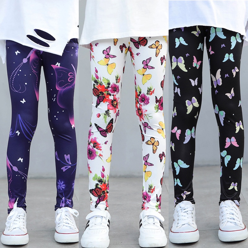 Leggings mariposa de colores para niña - Prénatal Store Online