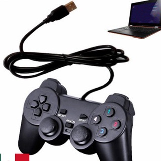 Cipon Controlador con cable compatible con consola PS-2, mando a distancia  negro con cable de 7.2 ft
