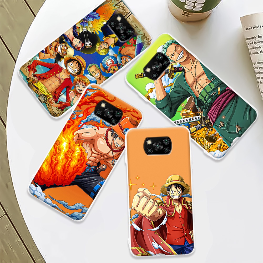 One Piece funda blanda transparente de móvil Xiaomi Poco X3 Poco X3 NFC Poco  X3 Pro cubierta del teléfono