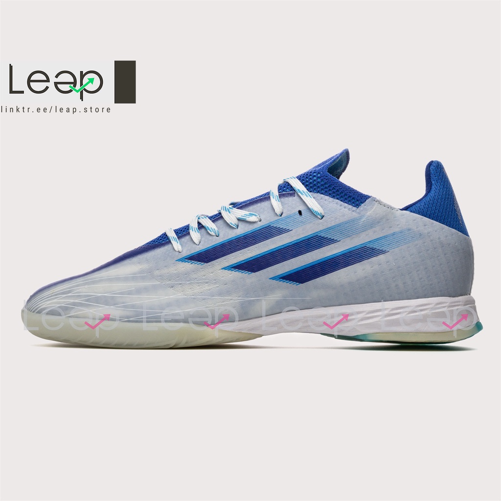 Speedflow IC blanco azul zapatos de fútbol Shopee México