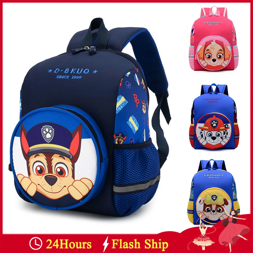 Mochila De La Patrulla canina para niños y niñas, morral versión coreana de  cáscara de huevo