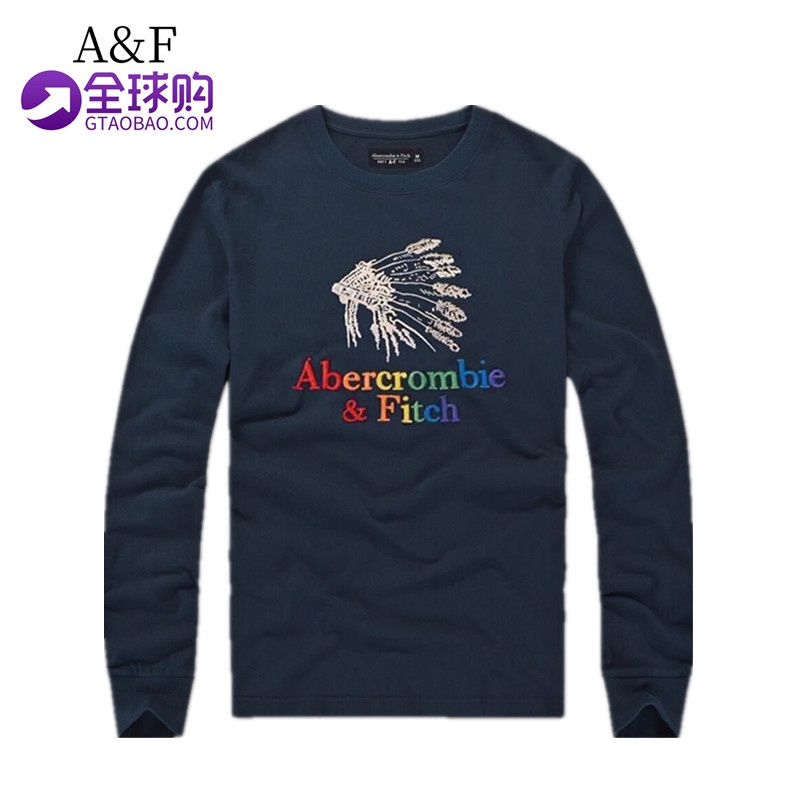 Playeras manga larga abercrombie para hombre clearance
