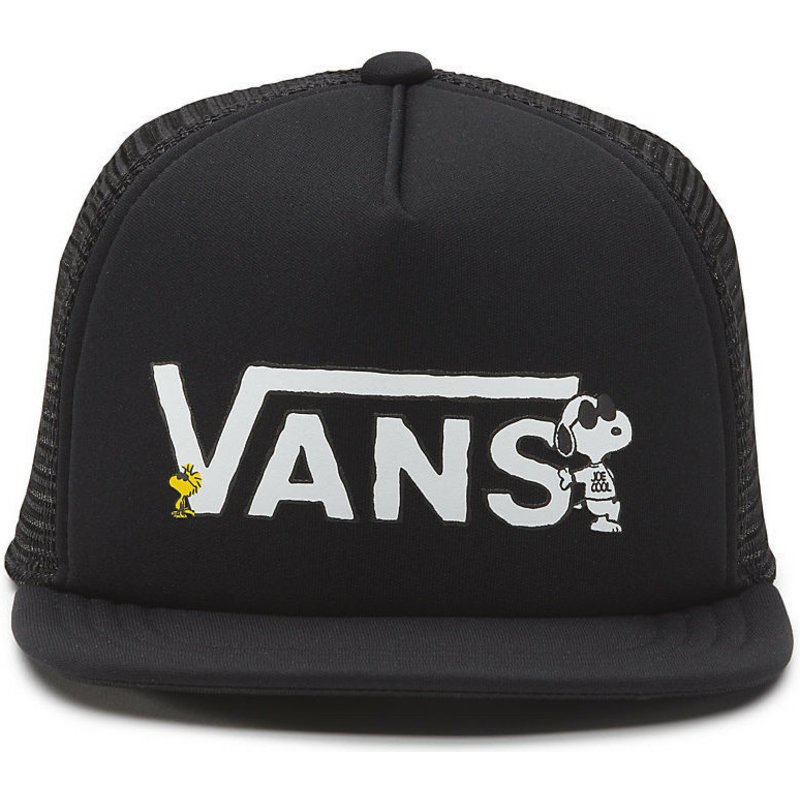 Vans X Peanuts Snoopy negro Trucker sombrero