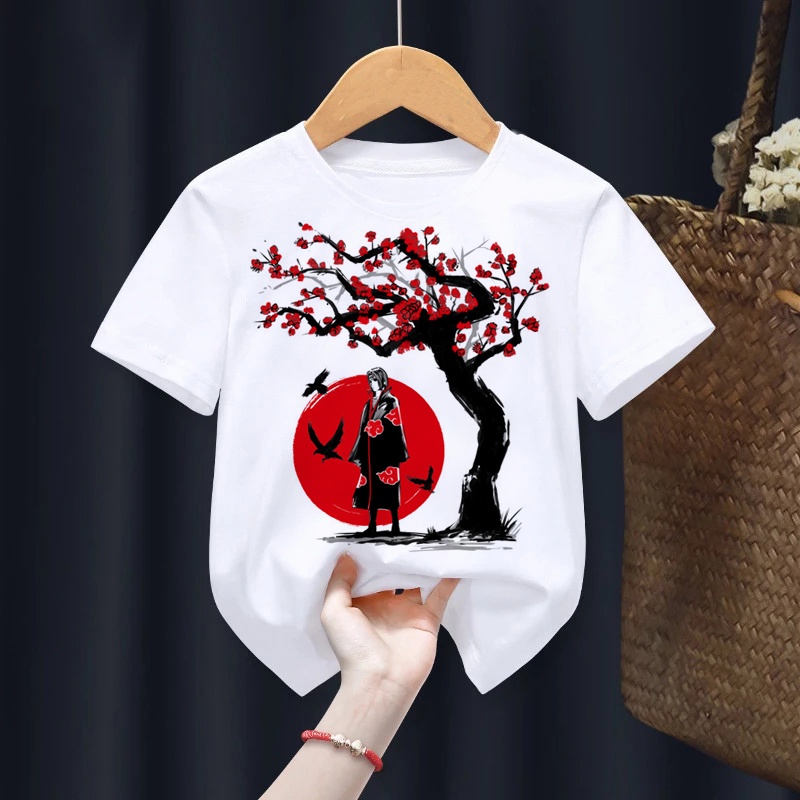 Kit Conjunto 2 Camiseta Infantil Naruto Sasuke e Boruto Akatsuki Desenho  Anime - Efect - Camiseta Infantil - Magazine Luiza