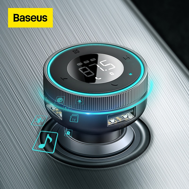 Baseus Fm Transmisor Modulador Coche Bluetooth Manos Libres