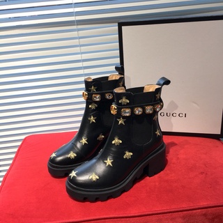 Gucci 2021 Nueva Chelsea Martin Botas De Las Se oras casual Moda