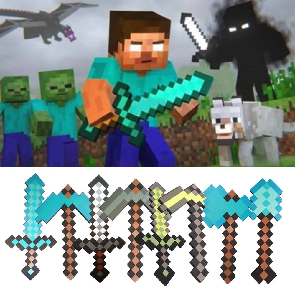 Juguetes de armas online de minecraft