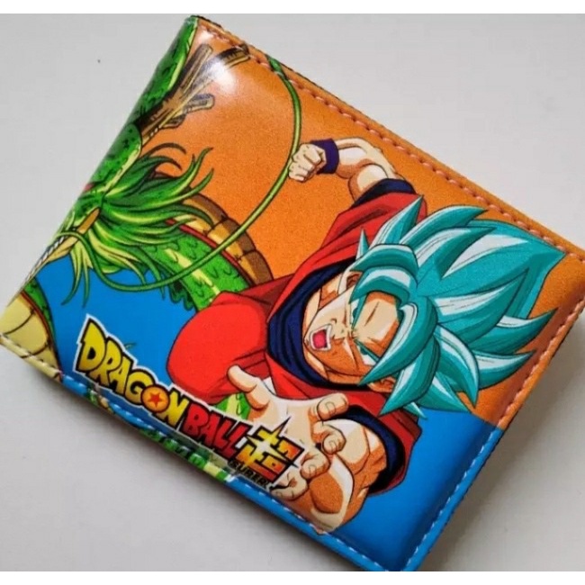 wopin Cartera de Dragon Ball para Niño, Cartera Anime Niño,Cartera