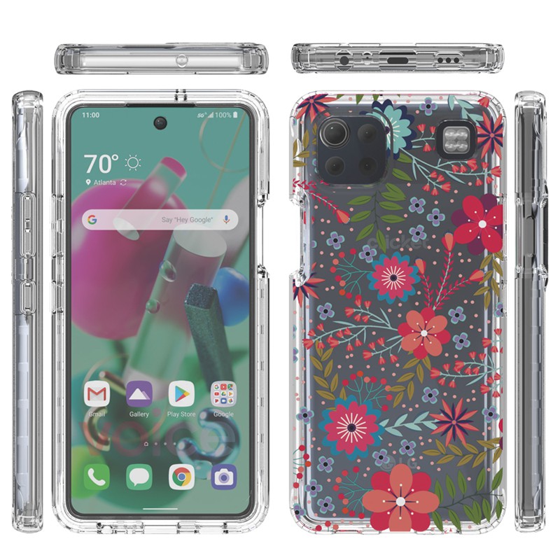 Protector LG Journey Rebel Funda Terciopelo LG Stylo 6/5/4, V60, Journey, Rebel 4 - TPU Con Fibra De Carbono, Ultra Delgada Louis Vuitton Mochila