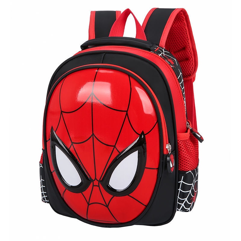 Mochila Escolar Para Niños Spider-Man anime De Dibujos Animados Tres  Conjuntos De Bolsas De Carro 3D Impresión Tridimensional Extraíble De Seis Ruedas  De Estudiante