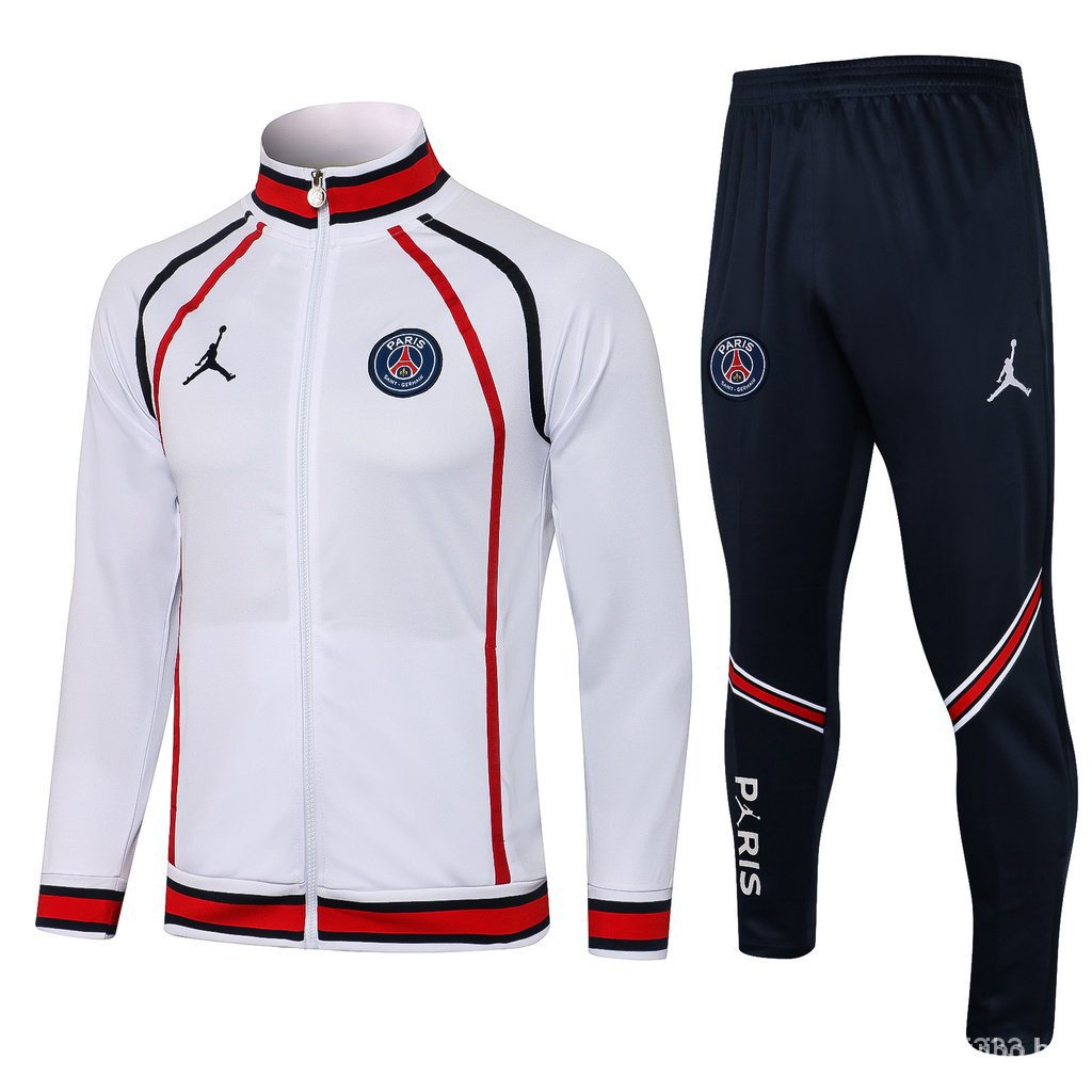 Para La Temporada 21 22 El Conjunto De Abrigo Blanco De jordan paris PSG S 2xl