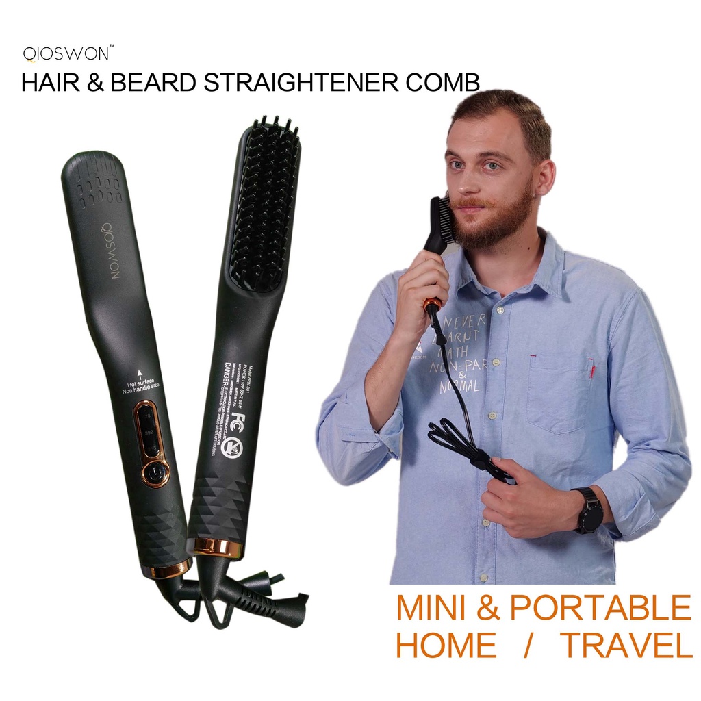 Plancha Cepillo Alisador El Pelo Cepillo Electrico Amazon Peine