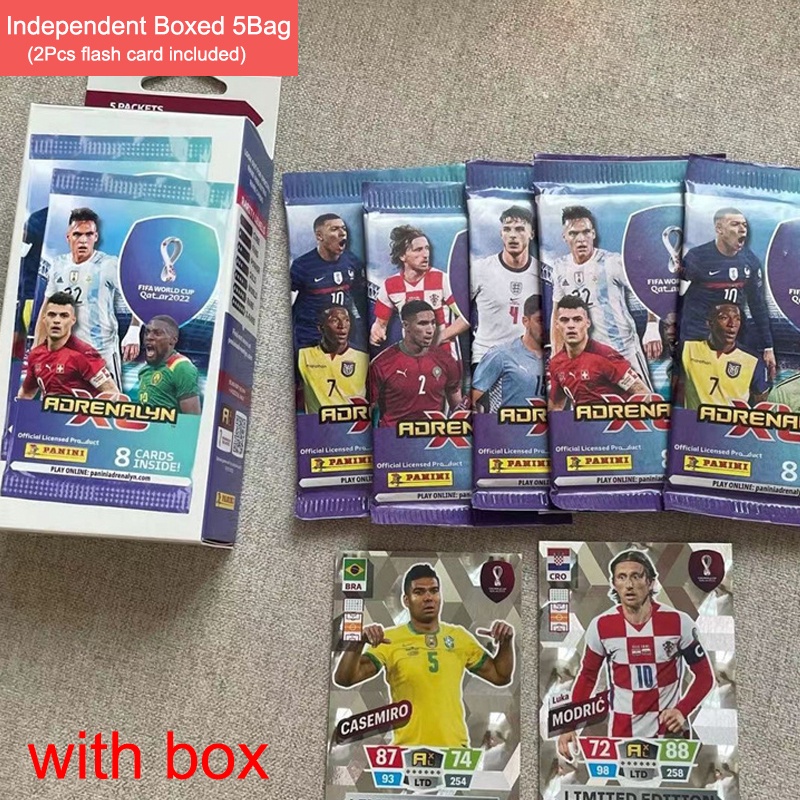 Boîte de cartes Panini Qatar World Cup Football Star, Collection