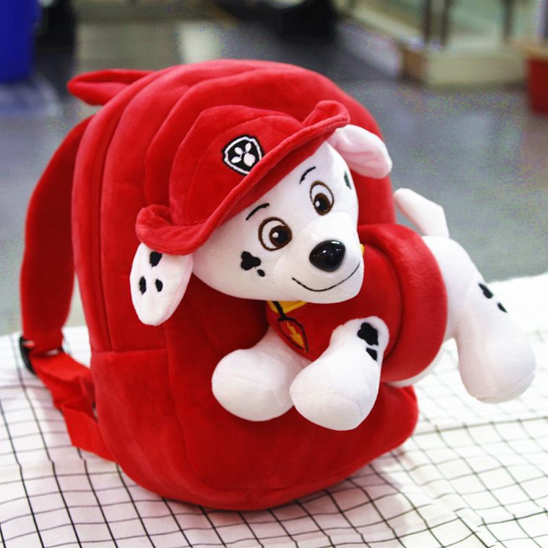 Mochila Peluche Patrulla Canina Paw Patrol Rubble