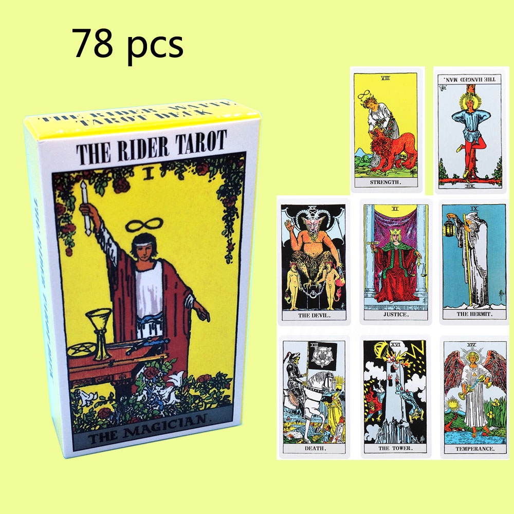 Juego completo Rider Waite Smith Tarot Card Deck / Paquete de