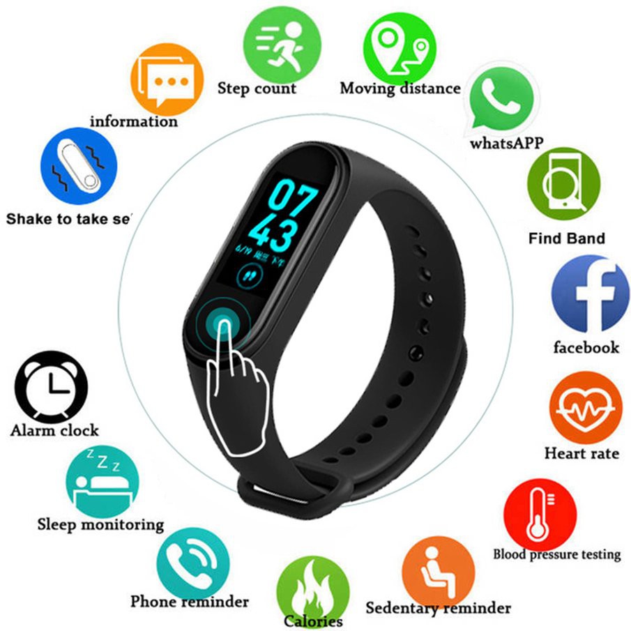 Reloj Inteligente Xiaomi M4 Smartband M3 M4 con rastreador Fitness