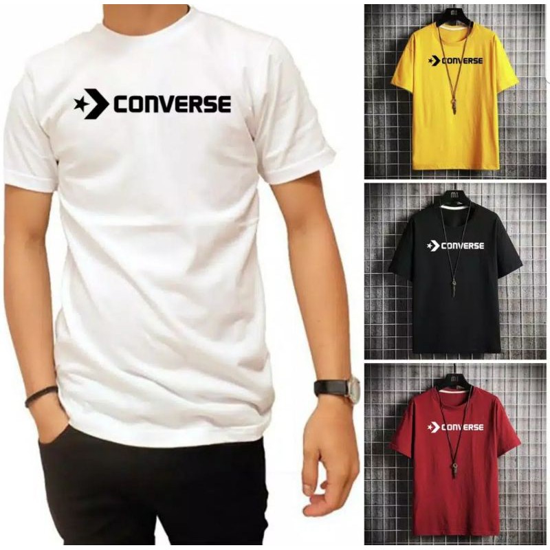 Camisetas discount converse hombre