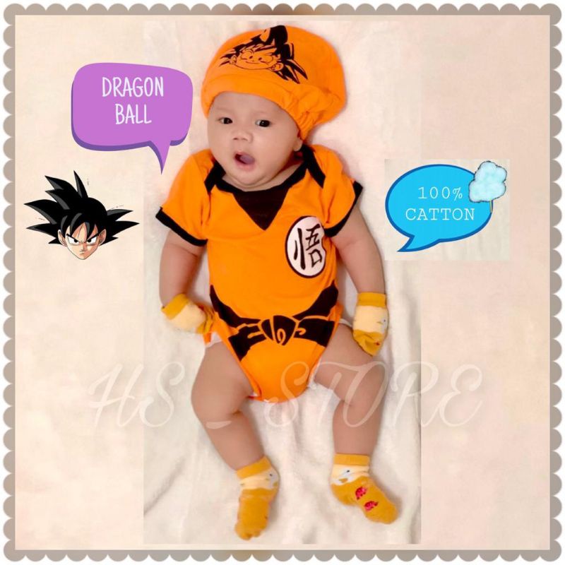 Dragon ball z baby outfit best sale