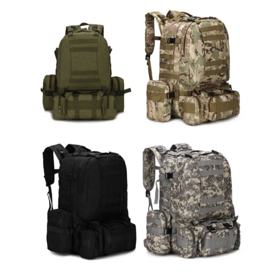 Mochila de caza camuflaje grande con dos bolsillos frontales ideal para caza