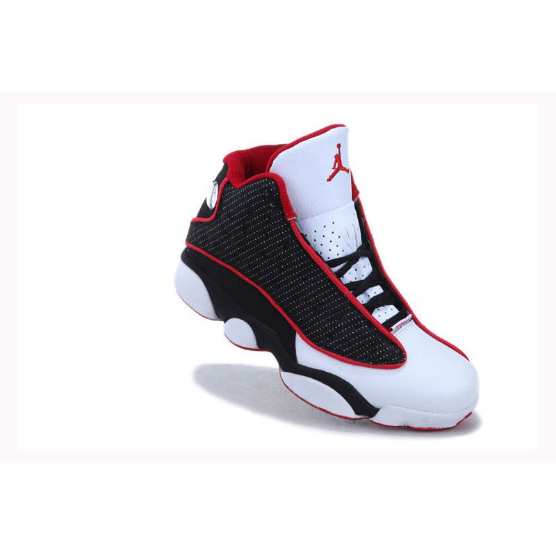 Jordan 13 best sale negro con rojo