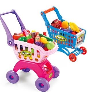 Carrito De Compras Para Niños, Juguetes Para Bebés, Supermercado, Carrito  Pequeño Para Cortar Frutas, Casa De Juegos Divertida, Cocina Para Niños Y  Niñas, Bebé