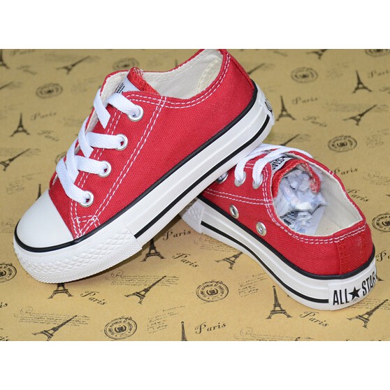 EUR Talla 23 34 Ninos ALL STAR Low Help Zapatos De Lona Sneaker Estudiante Para Correr Blanco Shopee Mexico