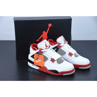 Tenis Casuales Air Jordan 4 Retro Red Cement de Niños