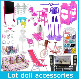 Accesorios para casas de muñecas mini estantería de juguete blanca