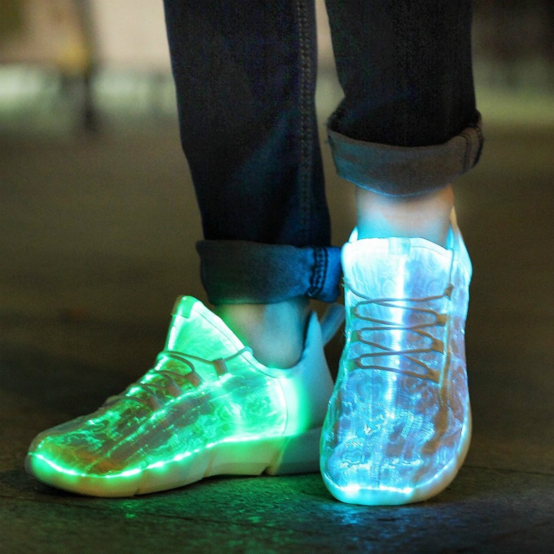 Zapatos con best sale luces para hombre