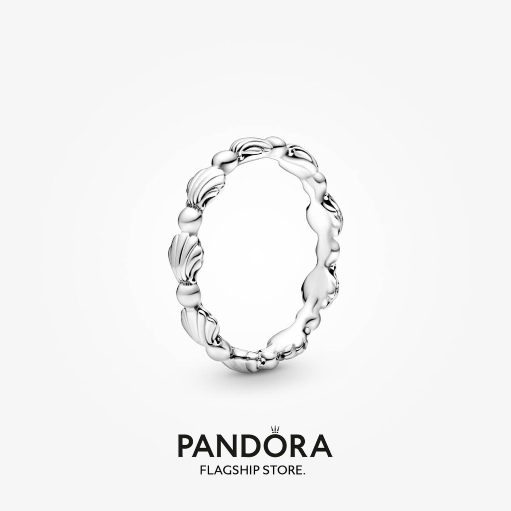 Pandora Anillo De Cuentas Seashell Band Plata Diamantes D828 | Shopee ...