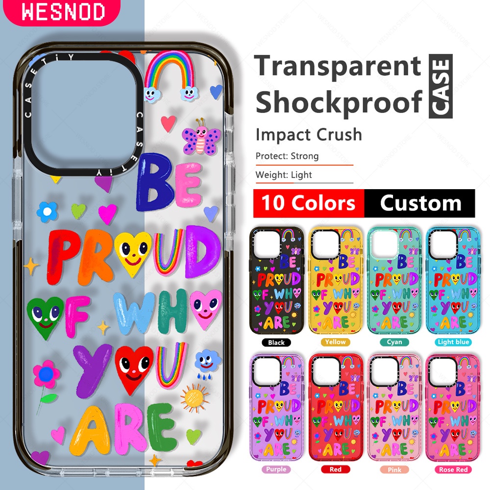 Casetify Unity I Scream Colour Be Proud of Who You Are Aesthetic Painting Color Case For IPhone