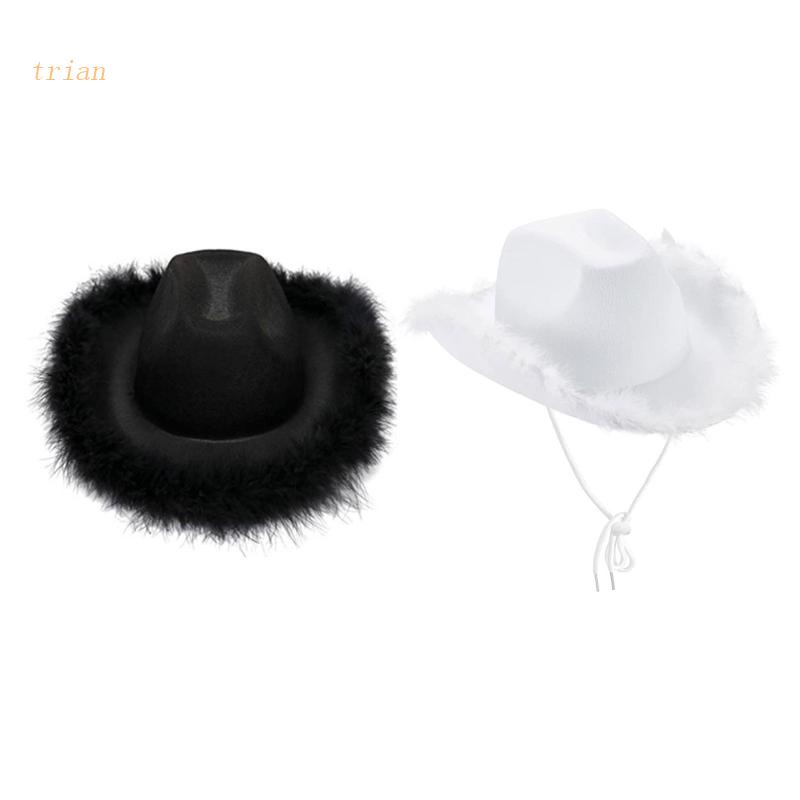 Sombrero Vaquero Negro para Mujer