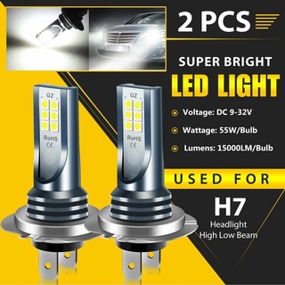 Comprar 2 uds Super brillante 15000LM H4 LED bombillas de coche H7 H8 H11  H1 9005 9006 9007 9008 HB3 HB4 HB5 H13 LED faro Mini lámpara de coche luz  12V CANBUS