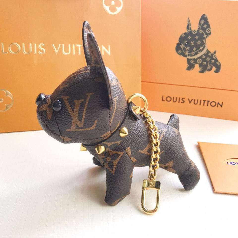 Accesorio Bolso o llavero Luis Vuitton Peluche LV perro cuero - Color –  Welderfire