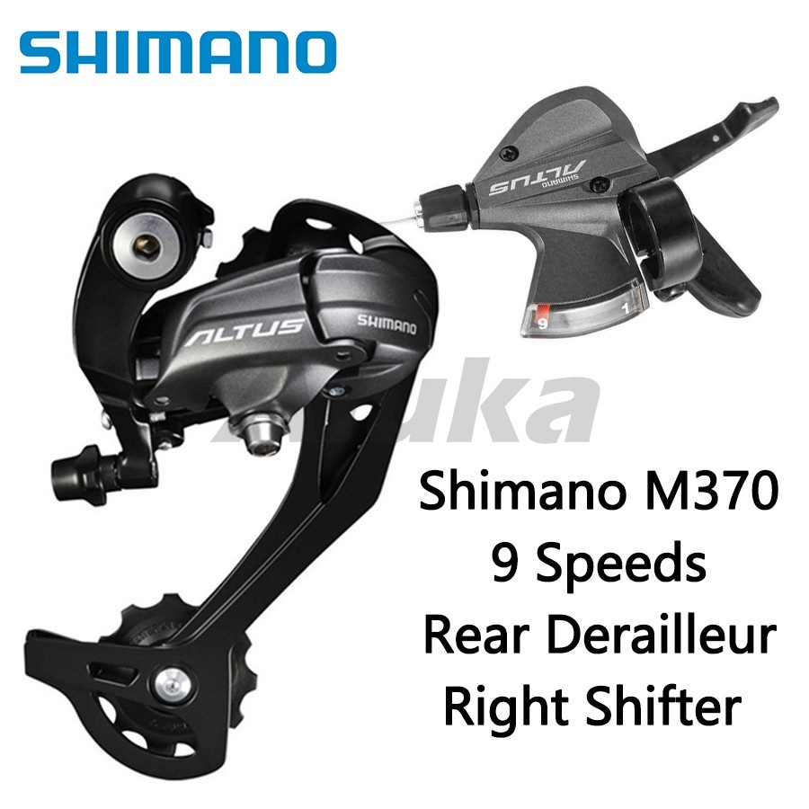 shimano altus sl m370 shifter groupset rd m370 desviador trasero 3x9 velocidades mtb 9 velocidades desviador trasero accesorios de bicicleta