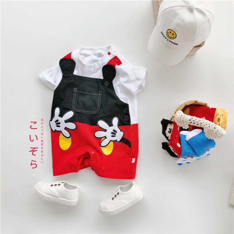 Mameluco de mickey mouse para bebe sale