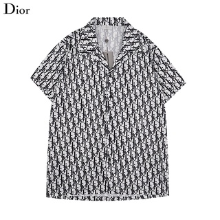 RBIU Q53 Nueva Camiseta De Verano Dior Para Hombres Impresi n Digital Gr fica Manga Corta GG Camisa Moda Tops Playa