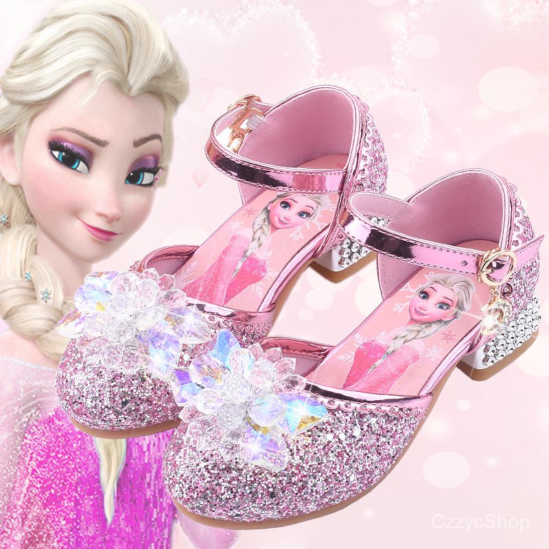 Zapatos De Princesa Clásicos Para Niñas Con Tacones Altos Y