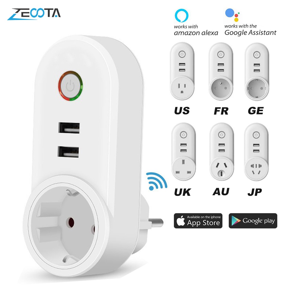 Glückluz Enchufe Inteligente WiFi Bluetooth,Multicontacto Compatible con   Alexa, Smart Plug Control de Smart Life y Google Home, Plug  Inteligente para Dispositivos Hogar(2Piezas) : : Herramientas  y Mejoras del Hogar