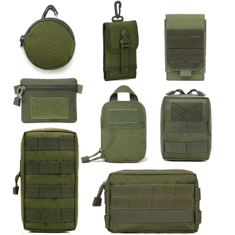 Bolsa Táctica Al Aire Libre Molle Militar Cintura Riñonera Paquete De  Teléfono Móvil De Caza Equipo Accesorios Cinturón Ejército EDC Pack