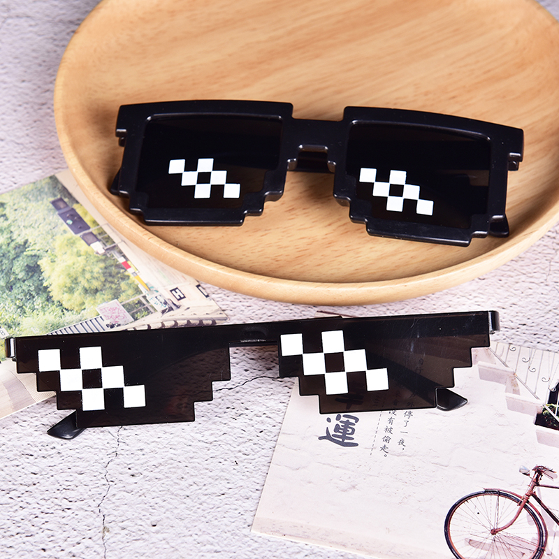 Circo Citar rima Lentes de sol pixelados para hombre/mujer/ropa Thug Life/lentes de fiesta  mosaico | Shopee México