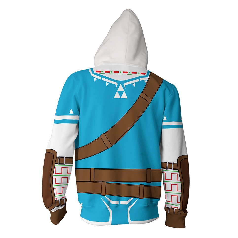 The Legend of Zelda Zipper Hoodie 3D Print Jacket Fashion Coat Outerwear