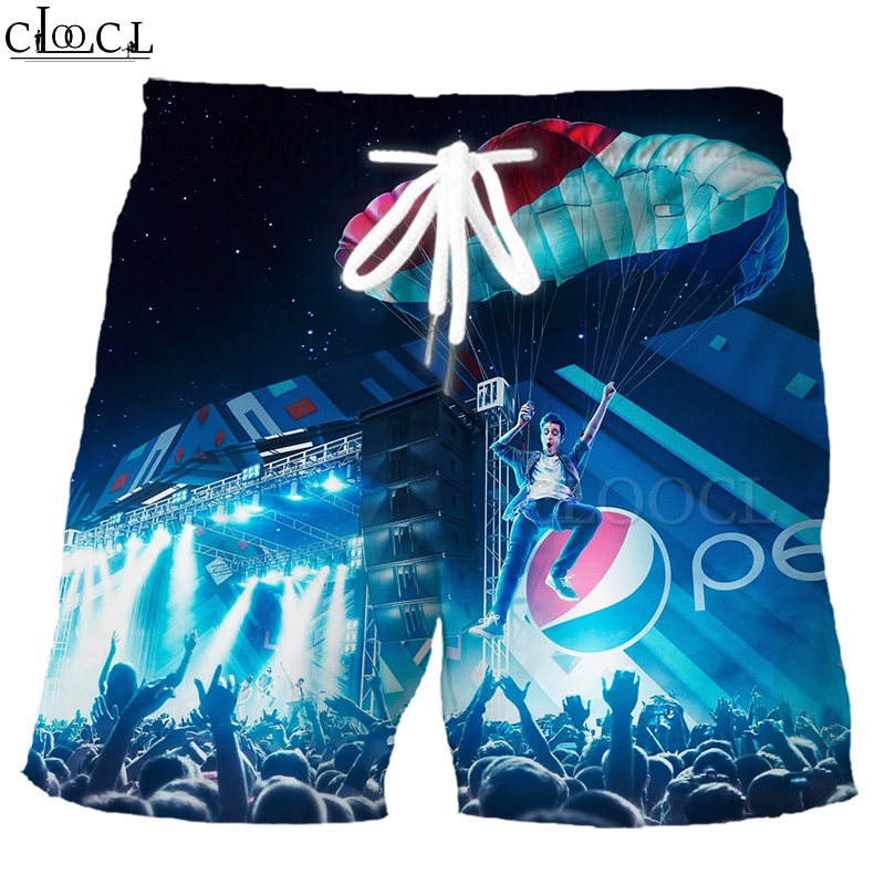 Moda Pepsi Coca Cola Impresion 3D Hombres Mujeres Pantalones Cortos De Playa Shopee Mexico