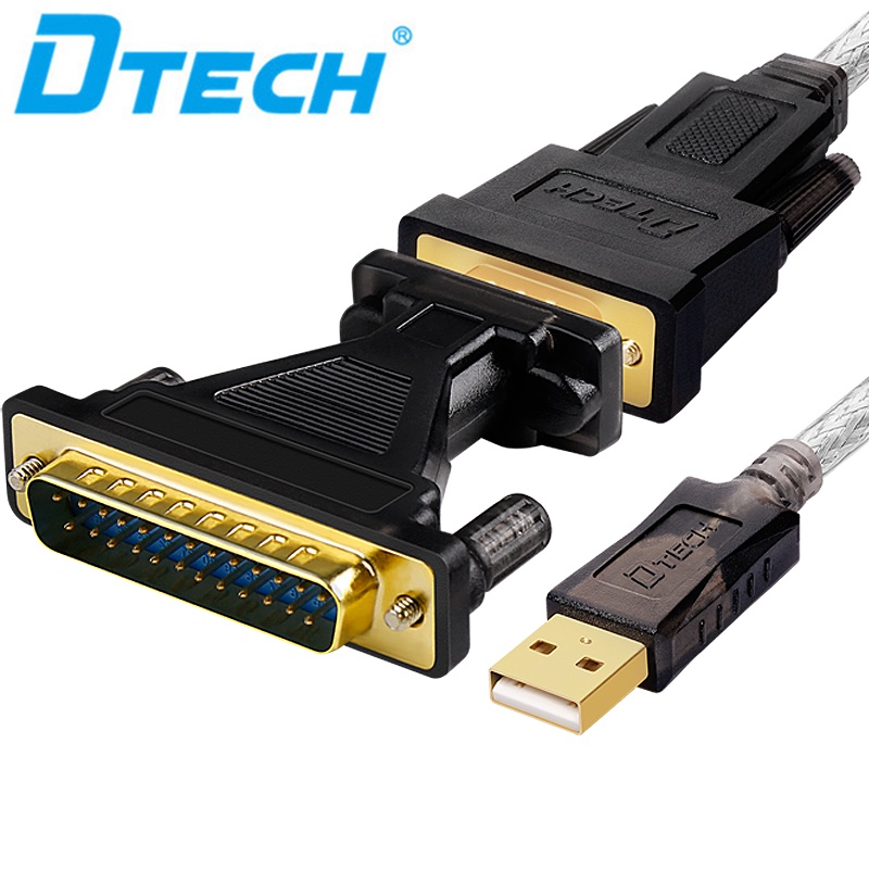 Cable DTECH USB A Serial RS232 Con Puerto DB9 DB25 COM Chip Prolific ...