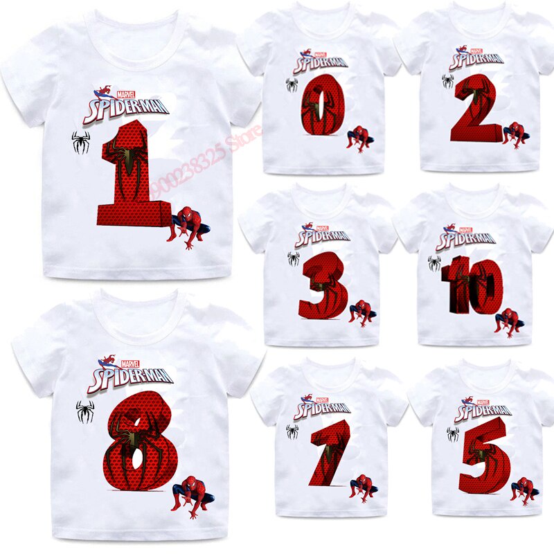 Playeras de cumpleaños discount spiderman