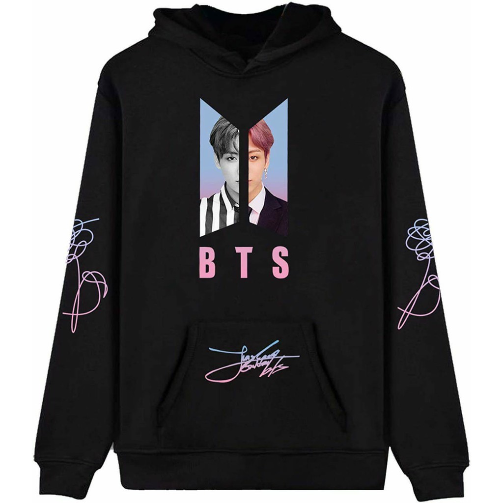 Sudadera Con Capucha BTS KPOP IDOL Gradiente Sueter Corea SUGA JIMIN JUNGKOOK V JHOPE RM JIN Shopee Mexico