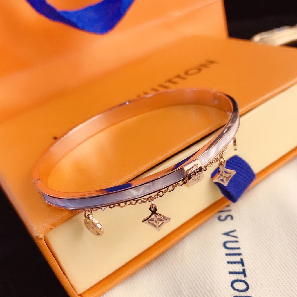 LV Louis Vuitton Brazalete Bracelete Joyería Delicada Regalo De Lujo Hombre  Mujer S005 0ST7