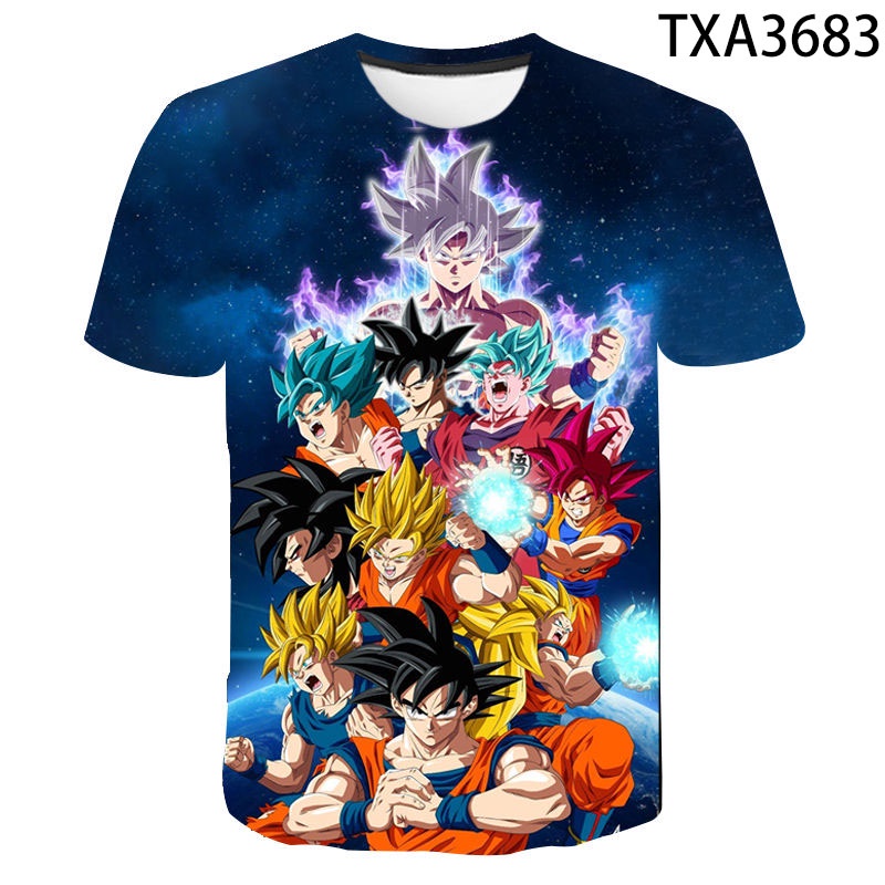 Playeras de dragon ball para online niños