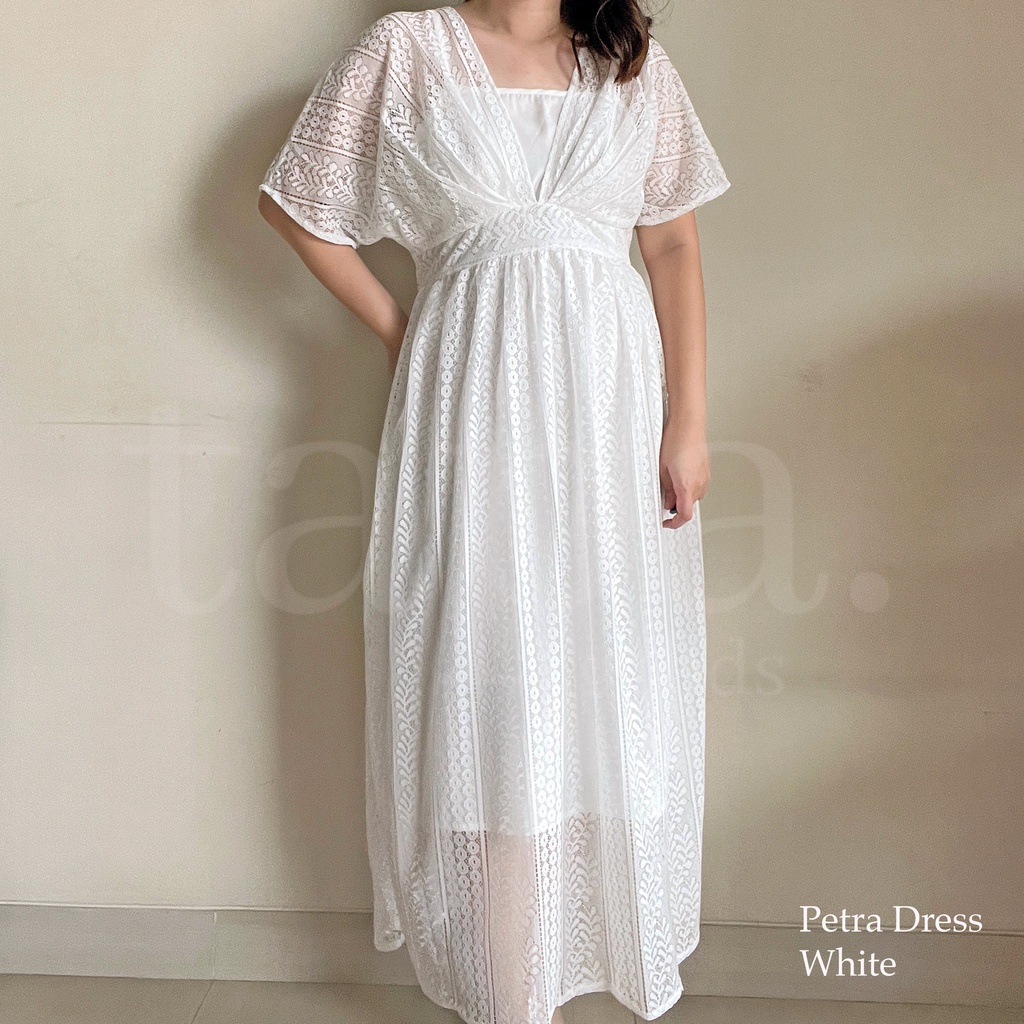TAPA] Vestido de encaje Petra - ropa casual de fiesta Formal para mujer |  Shopee México