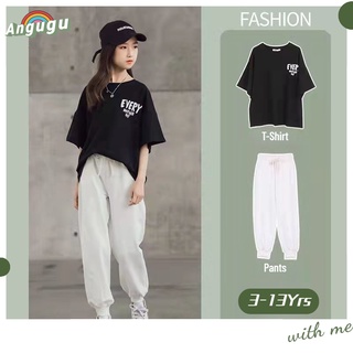 Conjuntos de ropa para niños y niñas, Tops de algodón de manga larga y  pantalones, chándal